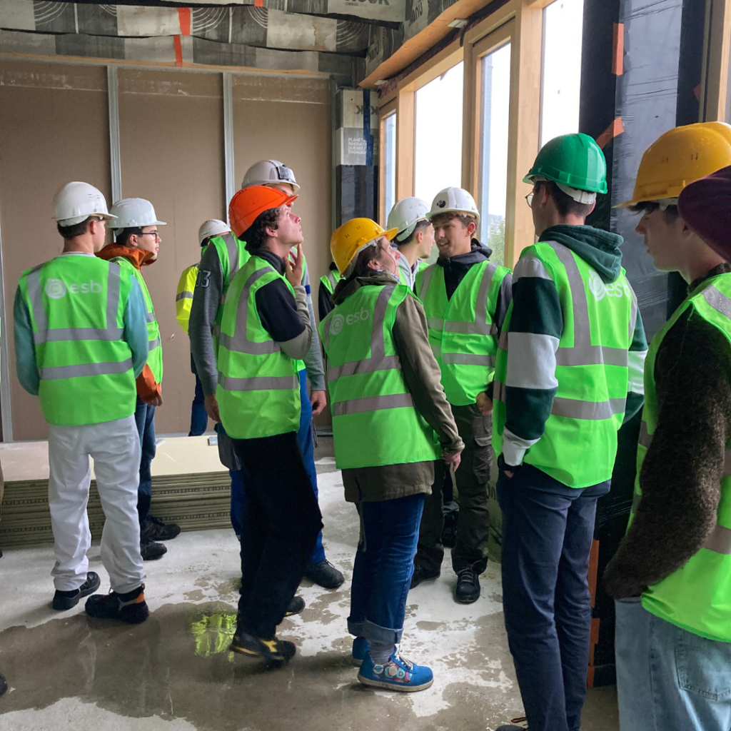 Découverte des métiers en Bachelor lors d'une immersion chez Construction Millet Bois